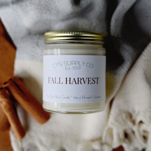 Fall Harvest Candle - 9 oz Soy Wax Candle