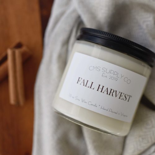 Fall Harvest Candle - 16 oz Double Wick Soy Wax Candle