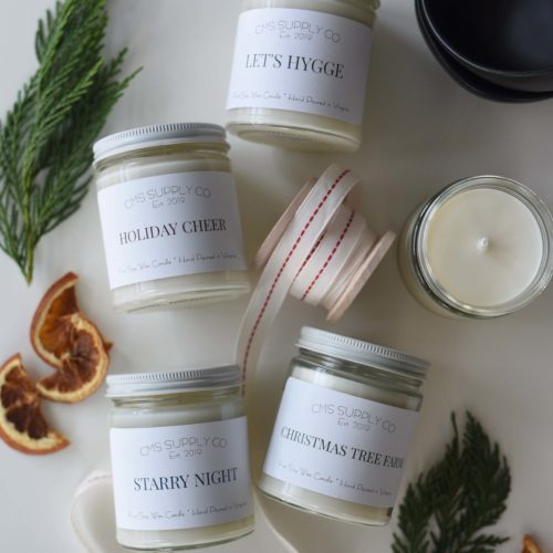 Holiday Candle Set - Four 9oz Holiday Candles