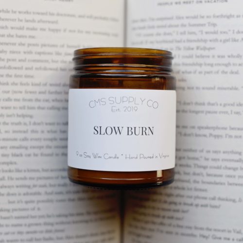 Slow Burn - Bookish Candle - 9oz Soy Wax Candle