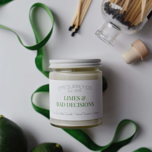 Limes & Bad Decisions - 9oz Soy Wax Candle