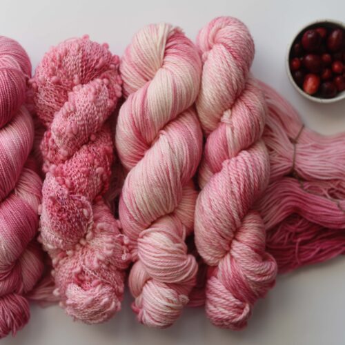 Cranberry & Prosecco - Hand Dyed Yarn