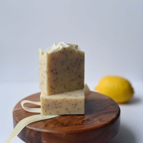 Lemon Poppy Seed Soap - Vegan, Palm Oil Free Soap
